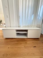 TV-Board weiss Hochglanz mit Schubladen