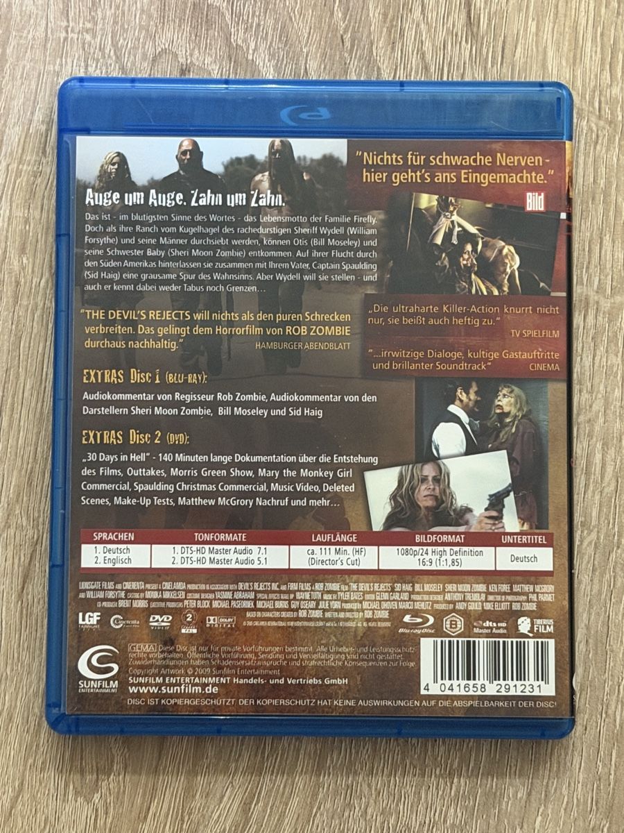 Alle DVDs: The Devil‘s Rejects - Bluray – Neu (gemäss Beschreibung) aus Stein am Rhein von ricks0r 1
