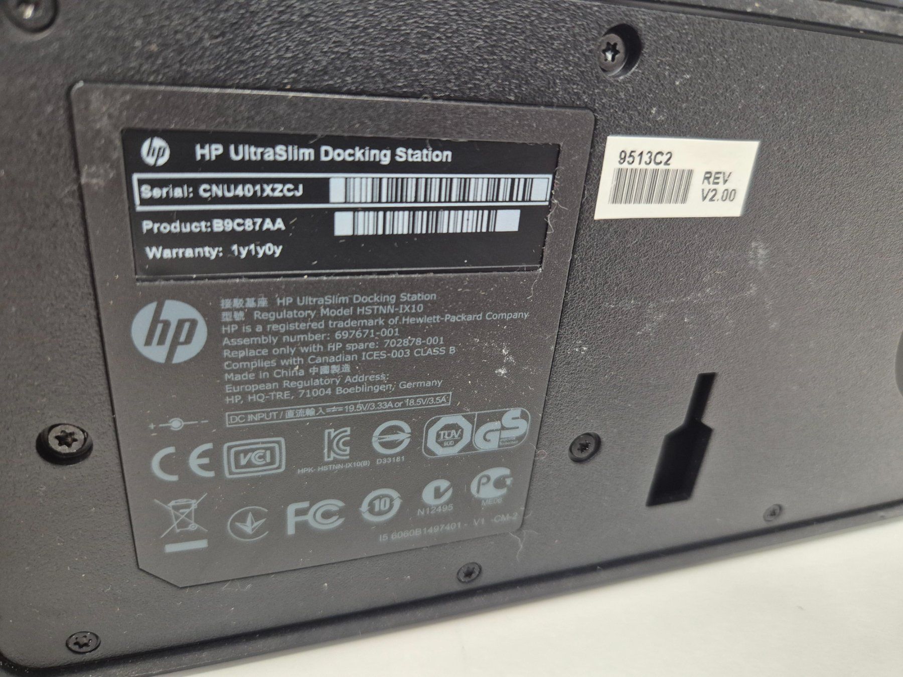 Hewlett Packard Dockingstation: HP UltraSlim Docking Station – Gebraucht aus Sitterdorf von Lenggi7 2