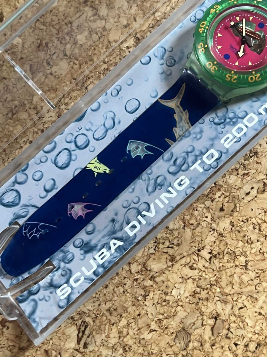 Swatch Orologi: Swatch SBUBA pink/green – Usato da Basel venduto da bellespirit 4