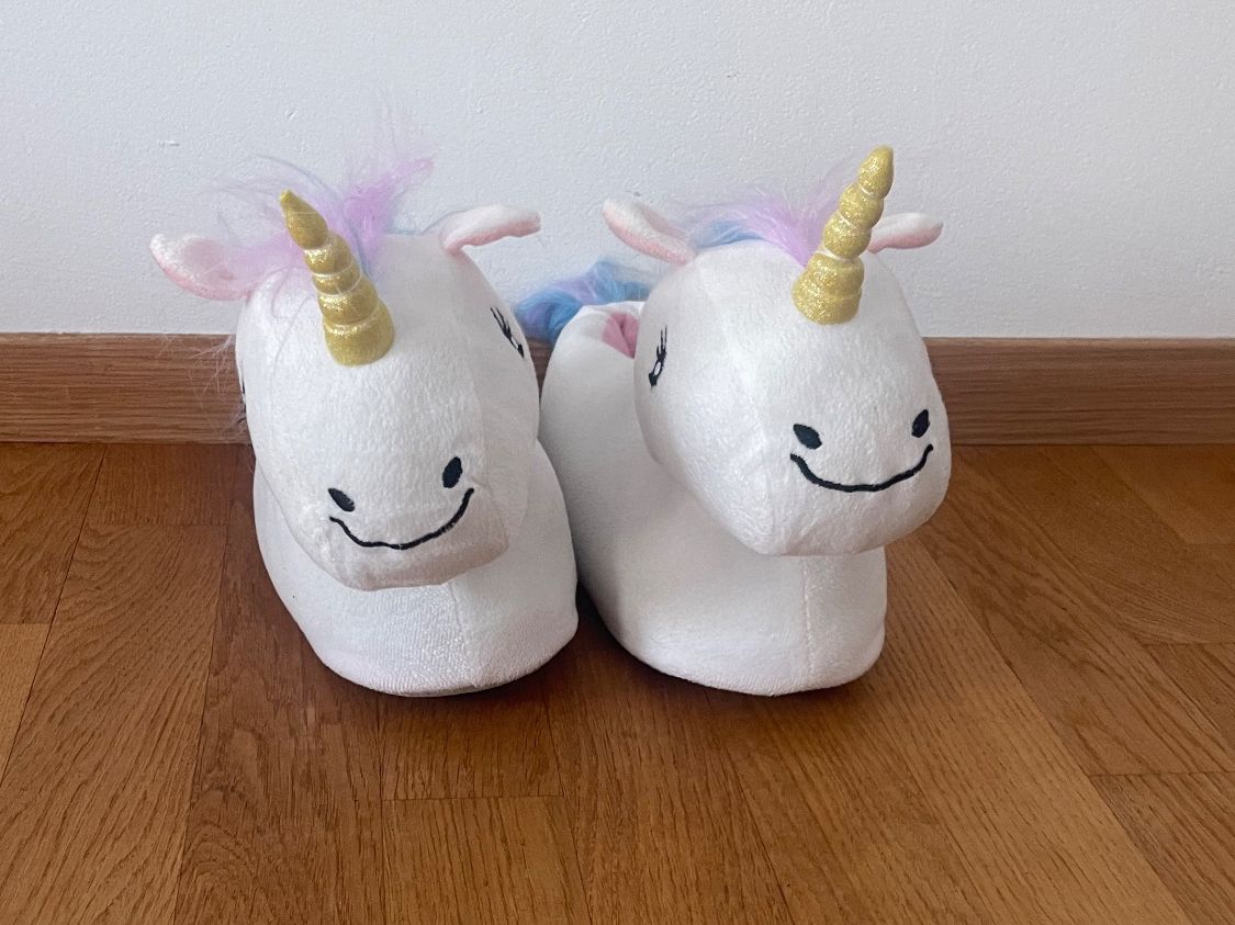 Chaussures hommes: Einhorn Plüschfinken Grösse 38 – D'occasion à Dietikon par Freestyla