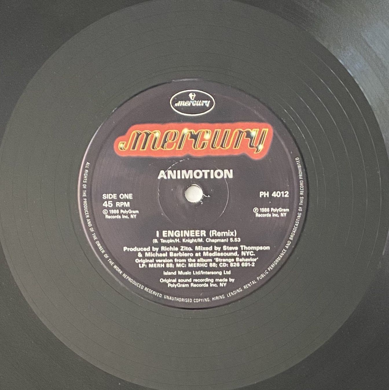 Schallplatten: Animotion, I Engineer (Remix) – Gebraucht aus Flums von Empe1 2