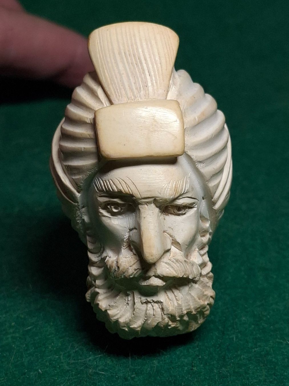 Pipe & Accessori: Meerschaum - Pfeife mit geschnitztem Kopf! SULTAN – Usato da Schlieren venduto da Svenja7