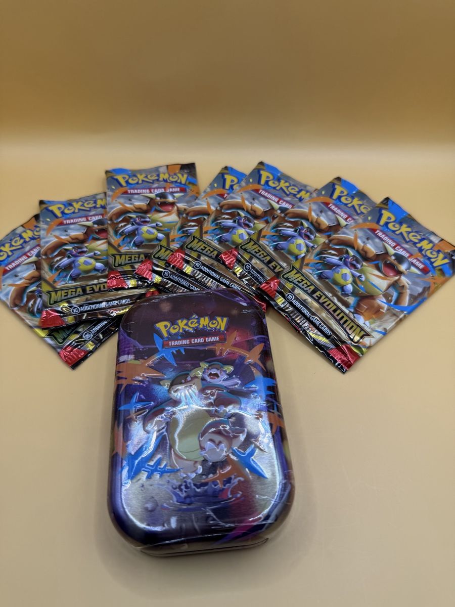 Pokémon Sammelbilder & Trading cards: Mega Evolution 1 mini tin & 7 booster packs EN – Neu und originalverpackt aus Wetzikon ZH von KartenKid