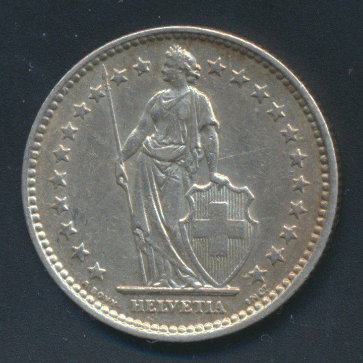 Tutti le monete: 2 Fr. 1909 vz – Usato da Roggwil BE venduto da Stampdealer3 1