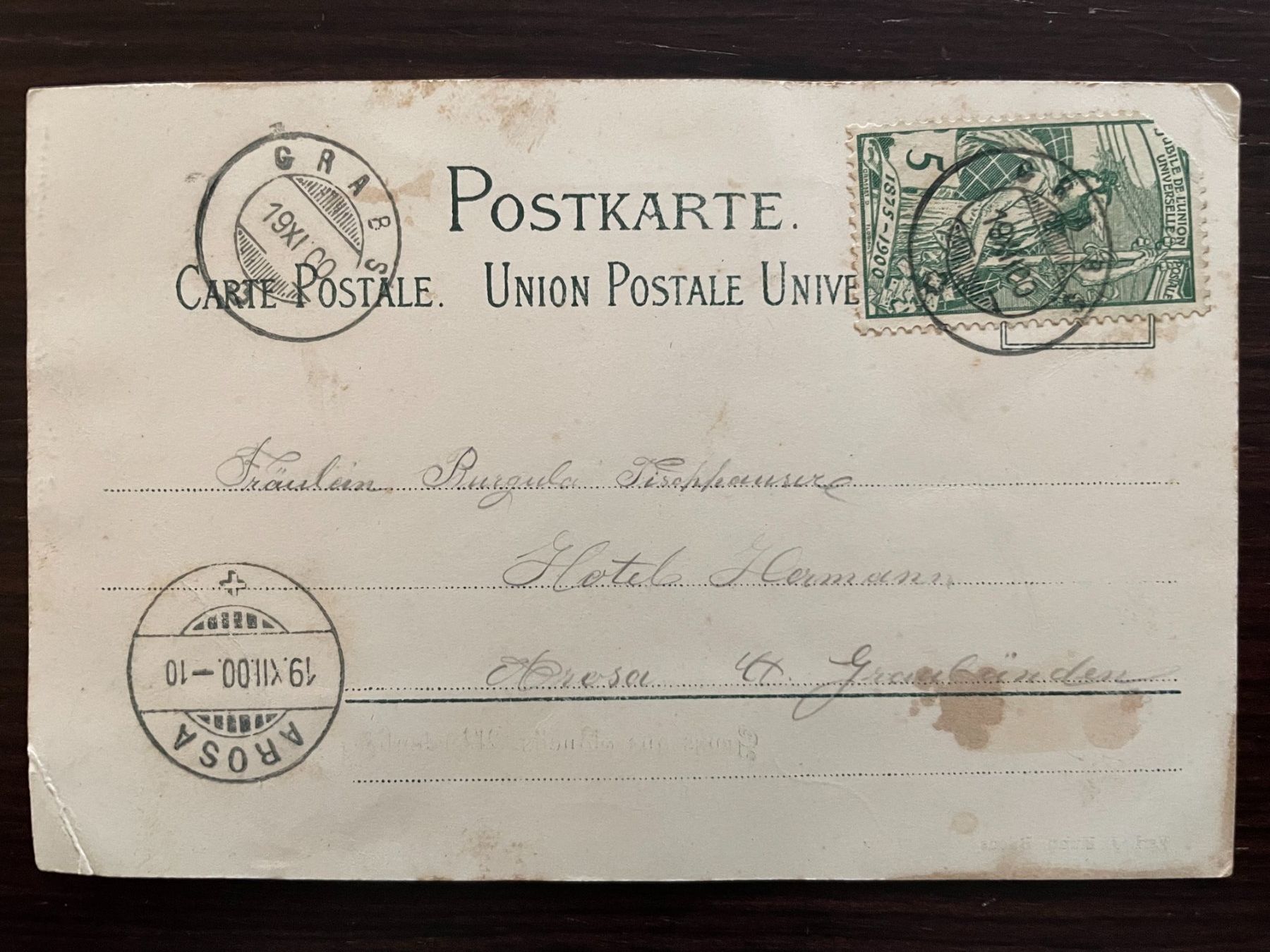 Cartoline postali: GRUSS AUS BUCHS - WERDENBERG 2 spez. Ansichtskarten um 1900 – Usato da Wald ZH venduto da TLILEF 4