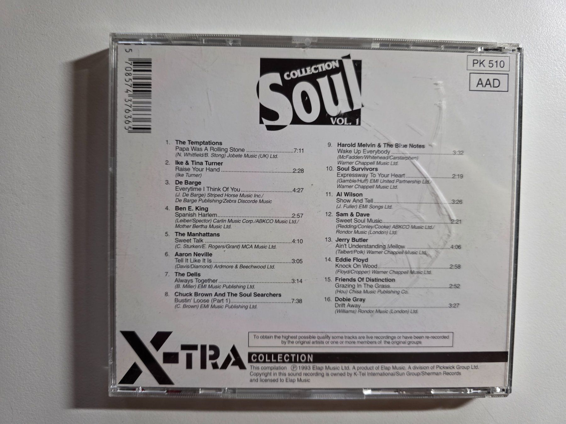 CD: CD - Collection Soul vol. 1 - 1993 – Usato da Walterswil BE venduto da Lonitti 2