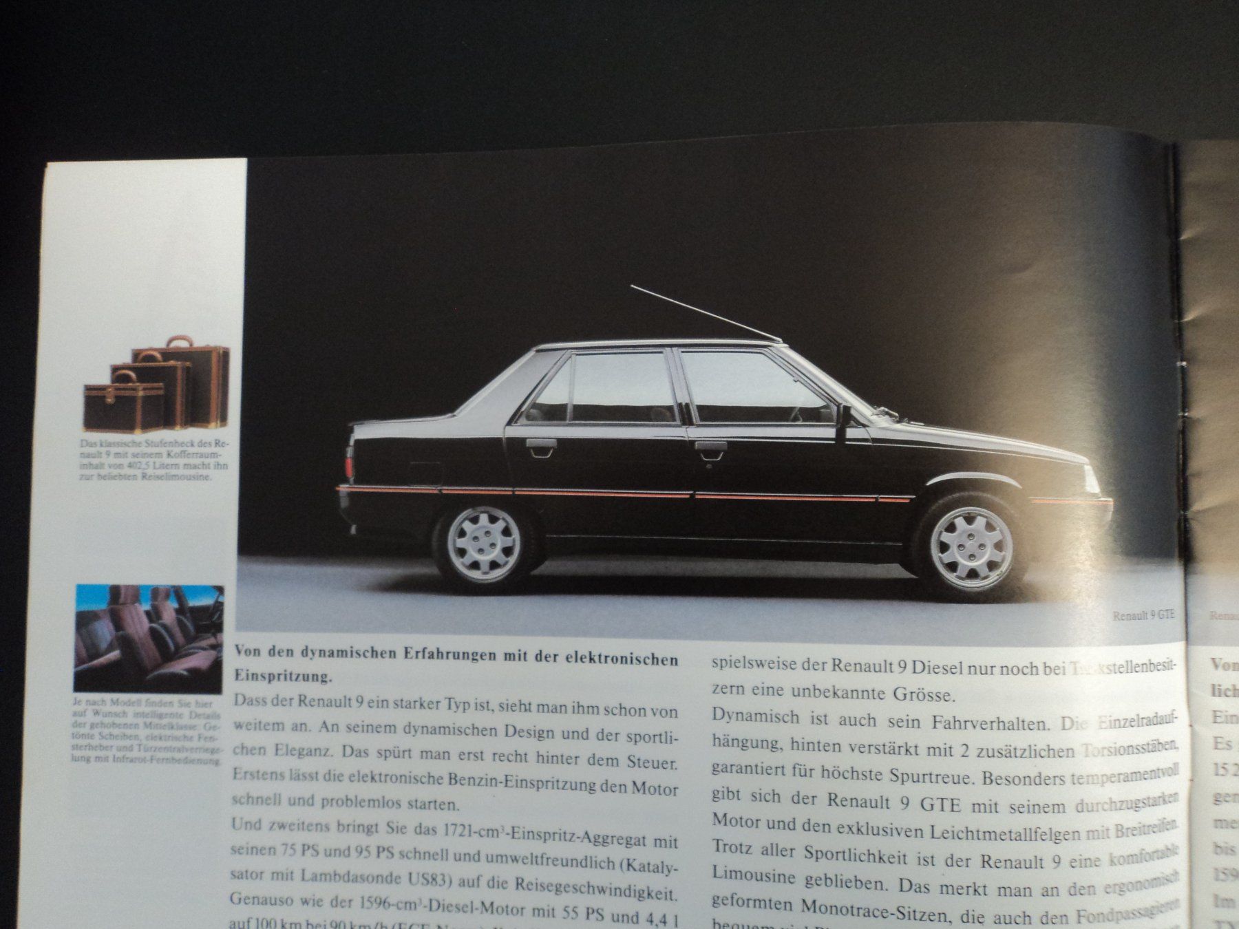 Renault Dokumente: Prospekt Renault Programm 1987 mit R5 GTE R9 GTE Nevada 25 – Gebraucht aus Schwarzenburg von modelCARama 5