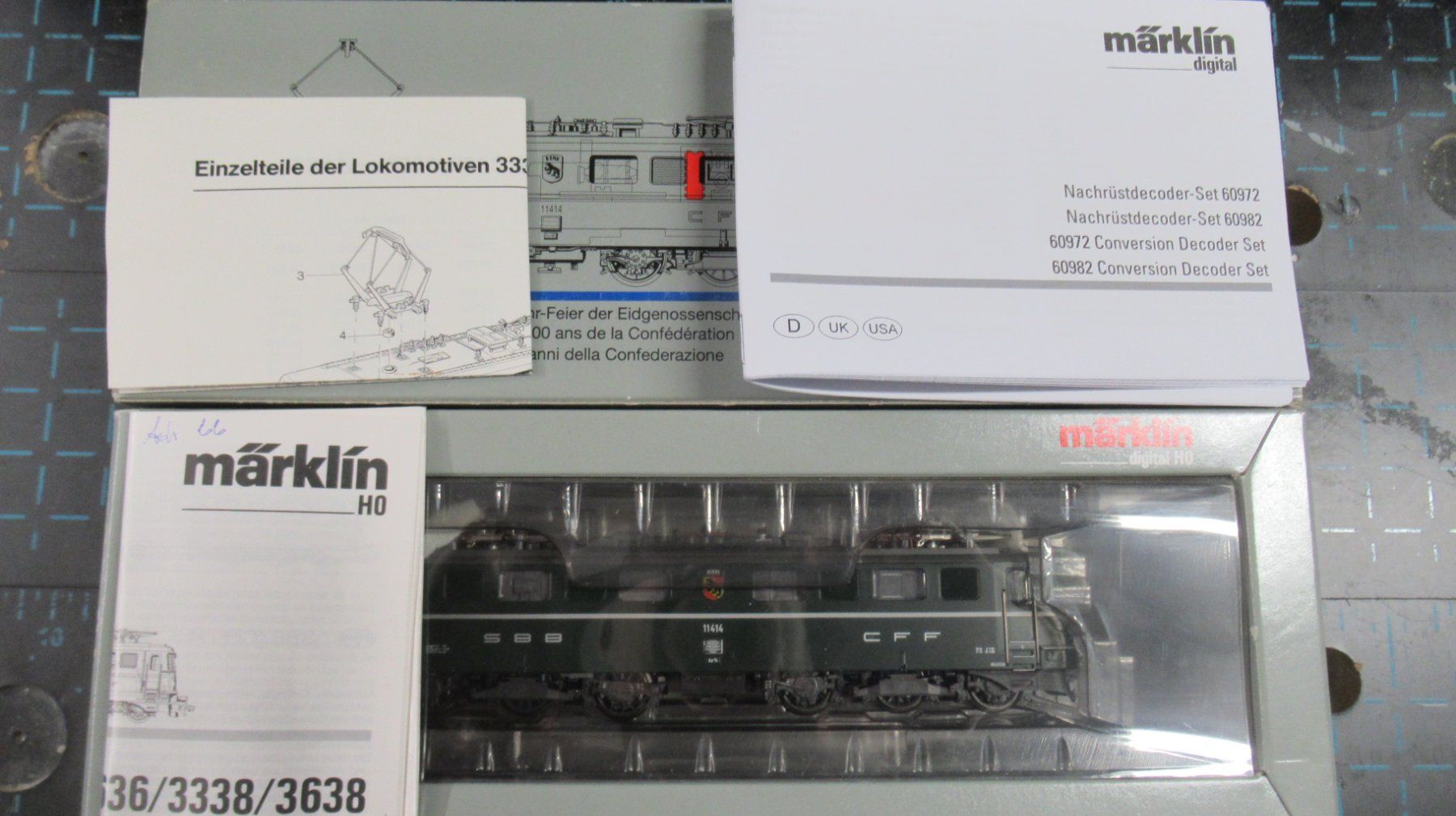 Märklin Modelleisenbahnen: Märklin Ae 6/6 "Bern"  Digital MFX platine LED – Neu (gemäss Beschreibung) aus Martigny von nevada98 7