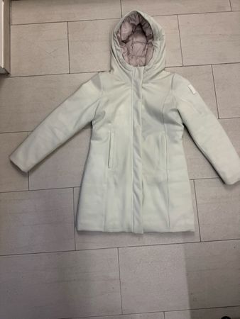 Bomboogie Damen Winterjacke mit Kapuze Gr. 2 (S/M) Creme