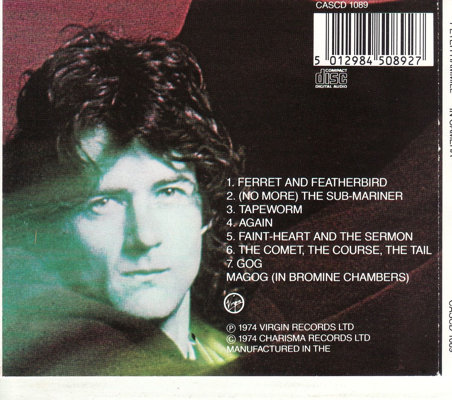 CDs: Peter Hammill ‎– In Camera – D'occasion à Boussens par catfood01 1