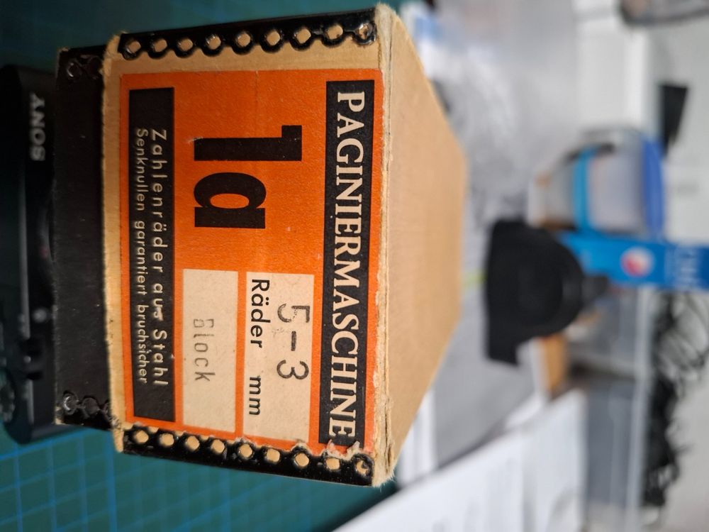 Paginierapparat / Nummerator (Gebraucht) in Hochdorf für CHF 1 – mit ...