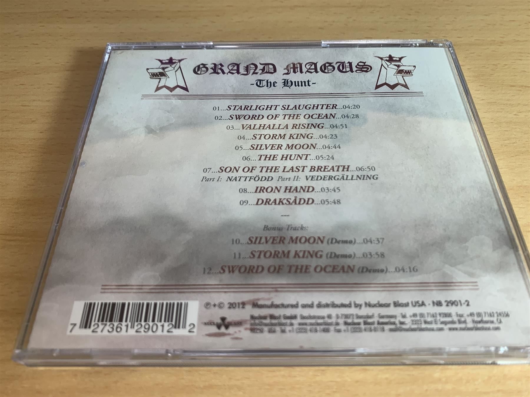 CD: Grand Magus – The Hunt – Usato da Rikon im Tösstal venduto da Alpenmutz 1