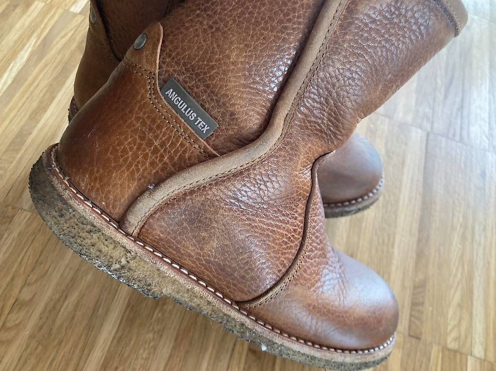 Scarpe da donna: Gefütterte Lederstiefelette von Angulus – Usato da Zürich venduto da rundeshaus1 1