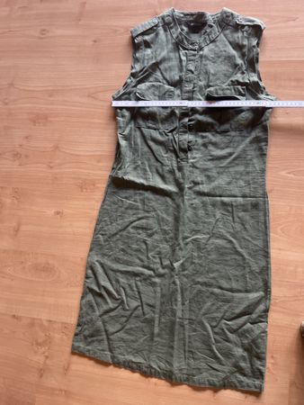 Leinenkleid oliv Gr 36