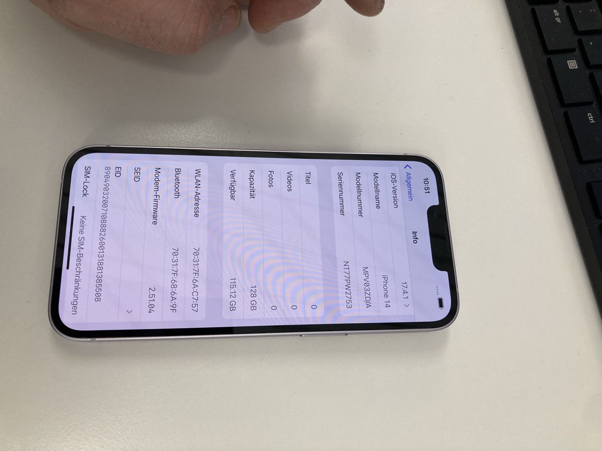 Apple Telefoni cellulari / Smartphones: iPhone 14 128 gb Violett  – Usato da Schaan venduto da meh_zd8z 2