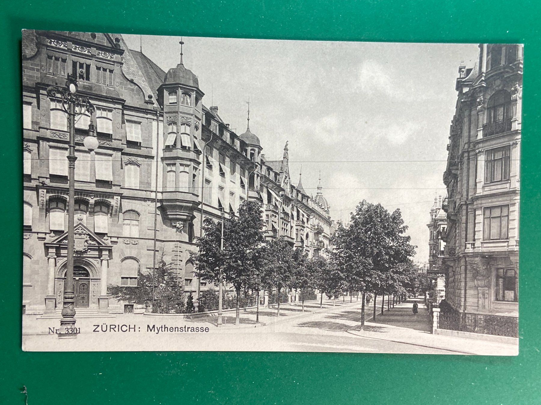 Ansichtskarten: Zürich - Mythenstrasse – Gebraucht aus Steg VS von danwer74
