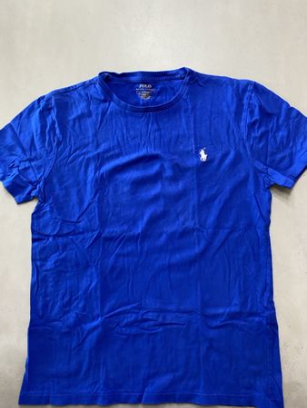 Polo Ralph Lauren T-Shirt Gr. M Custom Slim Fit, Royalblau
