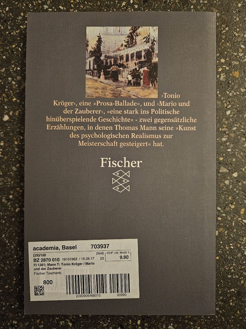 Bücher: Thomas Mann Tonio Kröger Mario u der Zauberer – Neu (gemäss Beschreibung) aus Anwil von tamoos 1