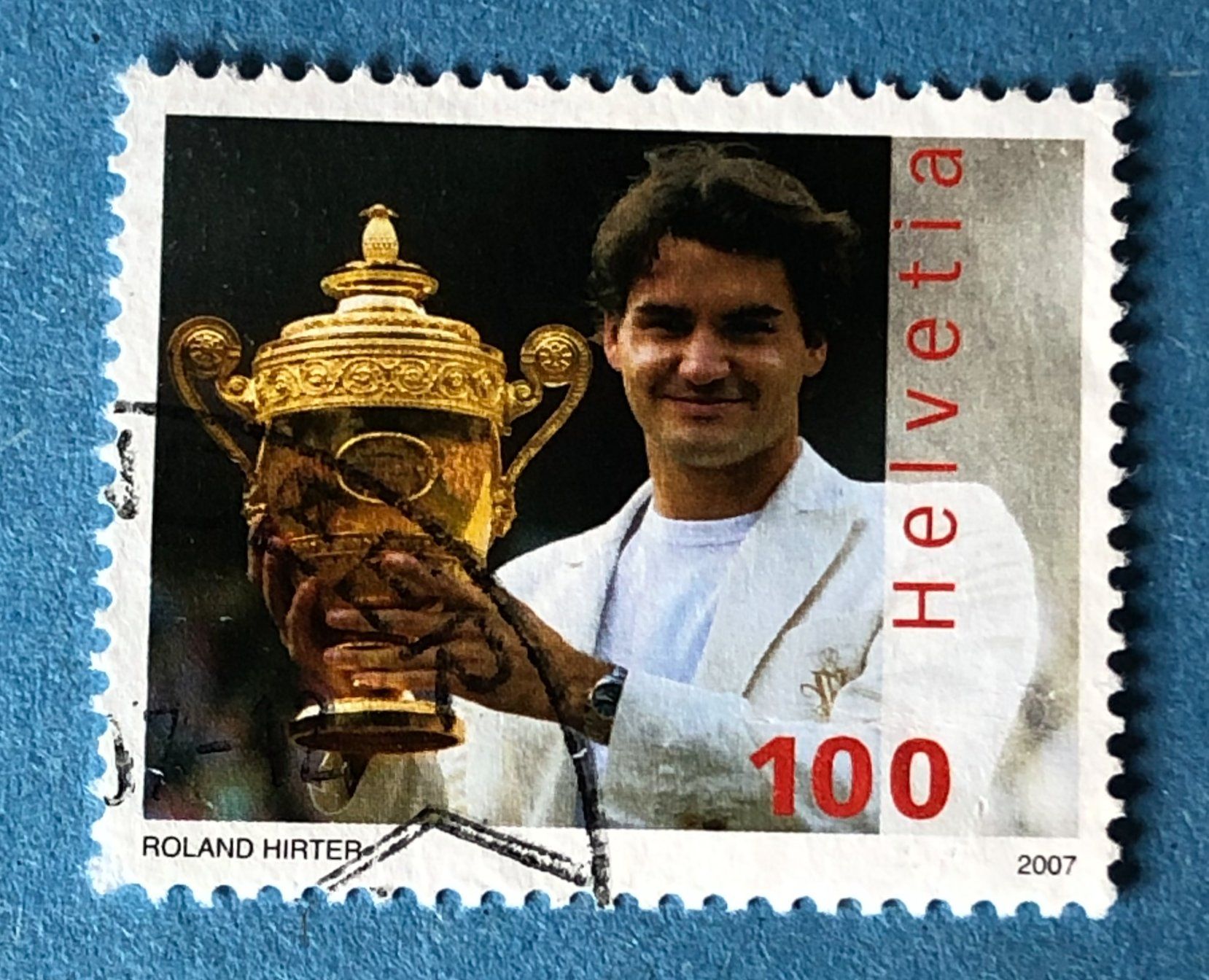 Alle Briefmarken: Nr.1229 GESTEMPELT Roger Federer 2007   – Gebraucht aus Aarau von Billa007