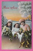 Bonne Année gel 191x? Neujahrskarte