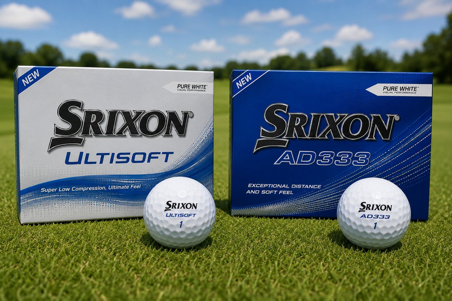 Srixon Palloni: 50 Srixon Ultisoft und AD333 Golfbälle – Usato da Amriswil venduto da Gugguseli14