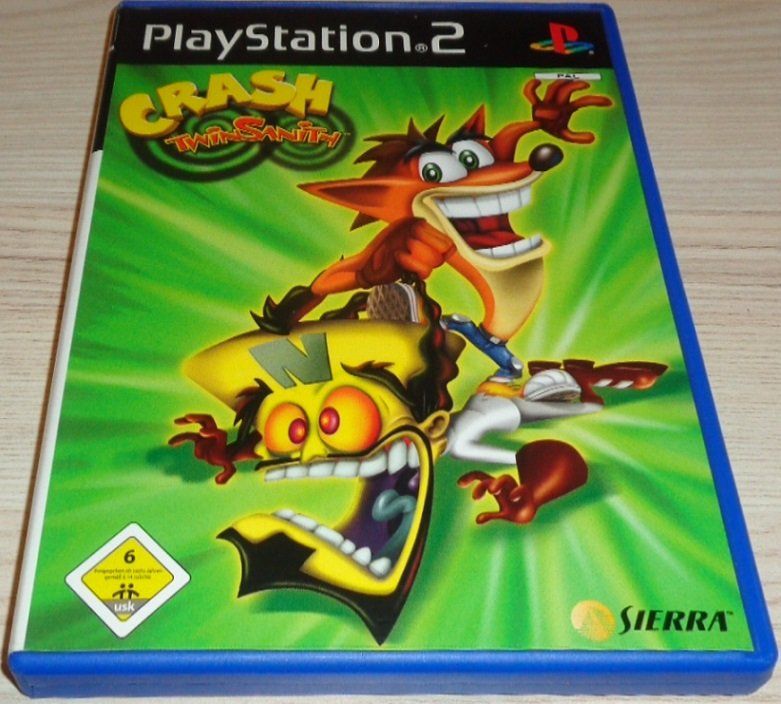Jeu Sony PS2 Crash Twinsanity (version Allemande) - Bon état