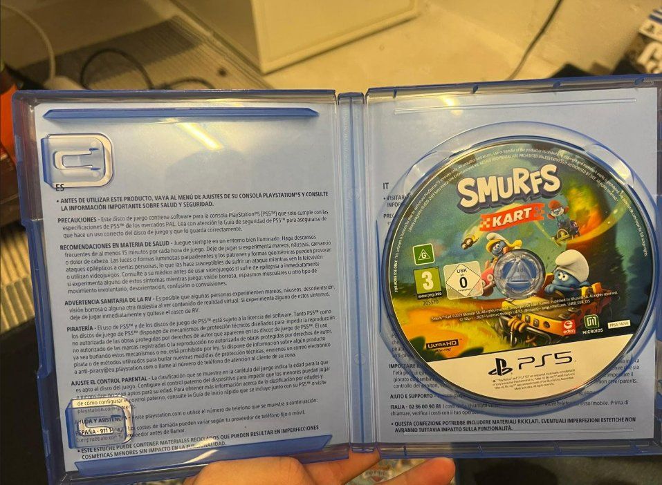 Sony Jeux: PS5- Spiel Schlümpfe Autorennen – D'occasion à Veltheim AG par Nadine_VS 1