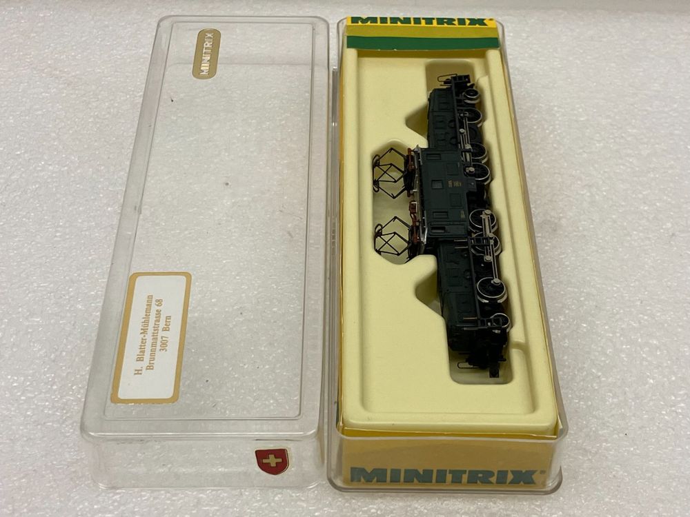Trix Modelleisenbahnen: minitrix 2926 N= Krokodil SBB 13305 Königin der Alpen - grün – Gebraucht aus Thun von retoolinoo 9