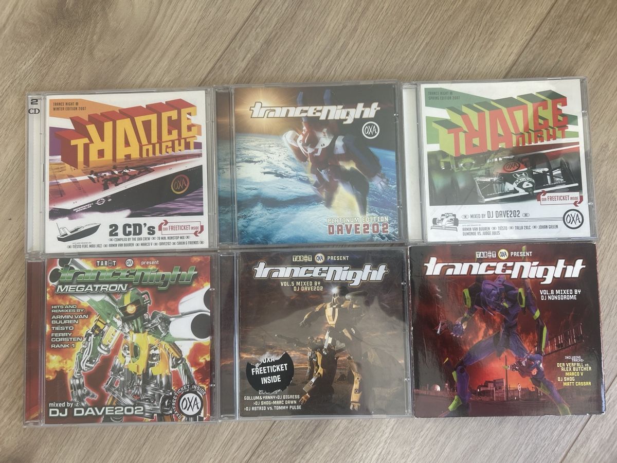 CD: Lot de 6 CD Trance Night compilations OXA – Usato da Delémont venduto da nerys85