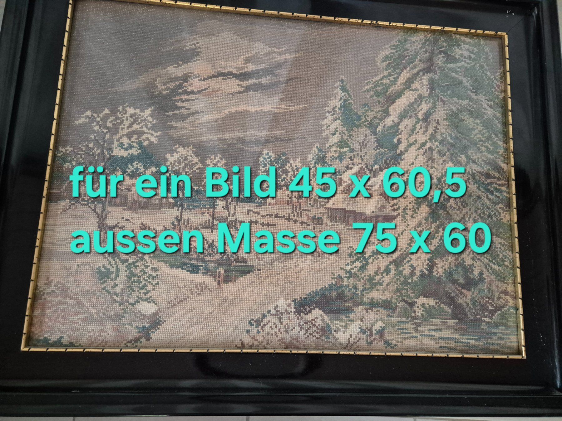 Bilderrahmen: Antik Bilderrahmen mit Glas – Gebraucht aus Egerkingen von Castel77 6