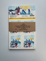 100x B- Post Briefmarken CHF 1.00 «St. Moritz» 10x Bogen mit