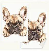 2 SÜSSE KÜCHEN/HANDTÜCHER *FRANZÖSISCHE BULLDOGGE* NEU