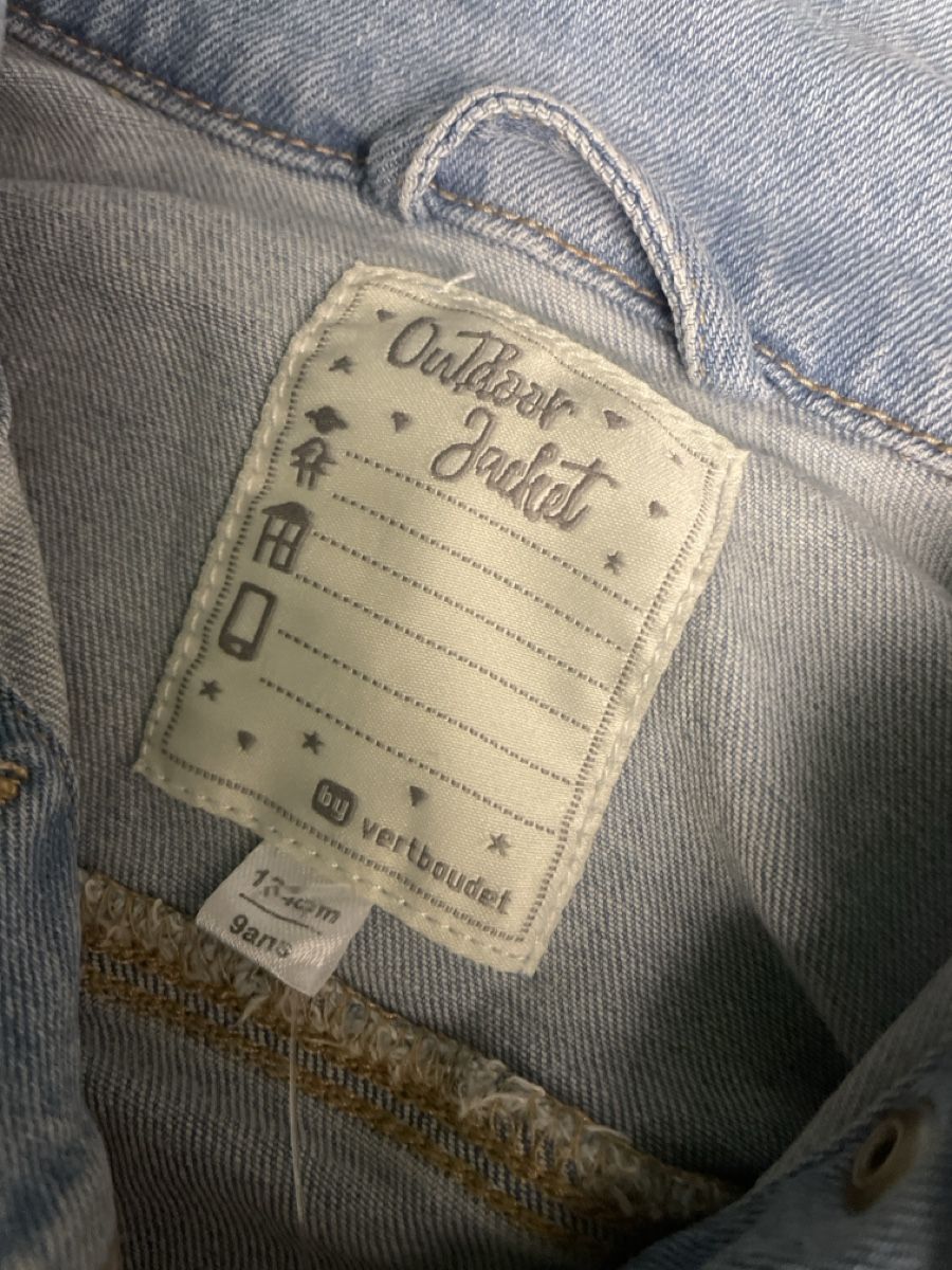 Vertbaudet Jacken & Mäntel: Stretch Jeansjacke Vertbaudet hellblau Gr. 134 – Gebraucht aus Obergerlafingen von cabo4 1