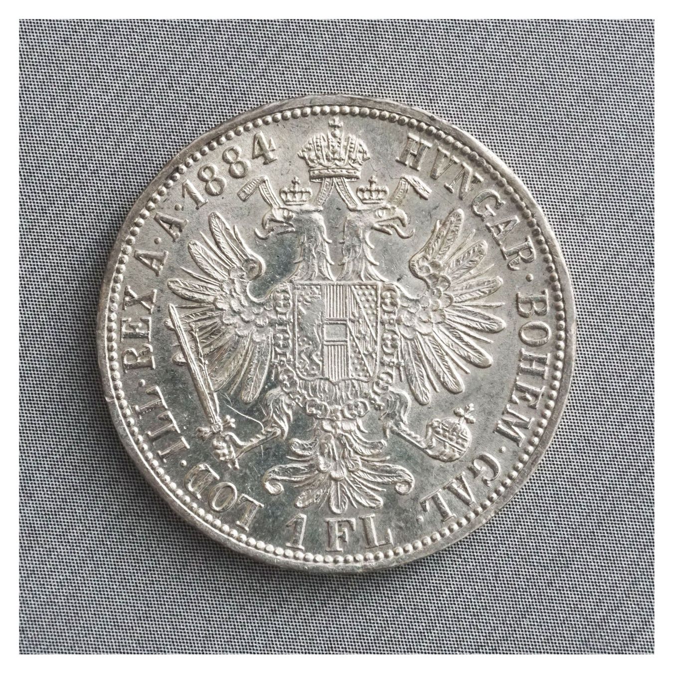 Tutti le monete: 1 Florin 1884 Silber TOP – Usato da Flamatt venduto da samowarow 2