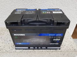 Autobatterie, NEU, 70Ah, AGM, für start / stop! auch SA/SO