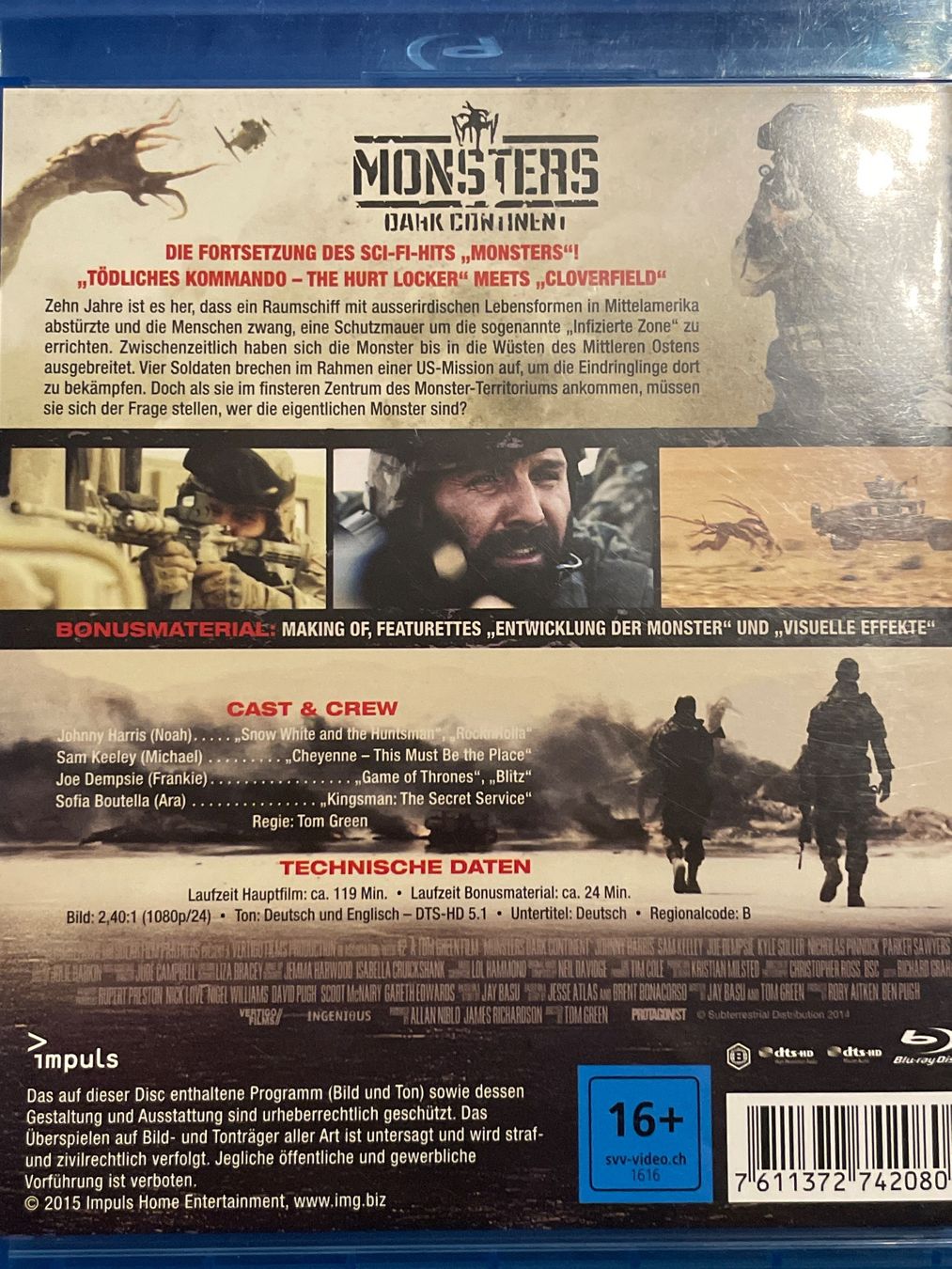Tutti i DVDs: Monsters : Dark Continent  (2014) – Usato da Waldenburg venduto da Gonzo8 1