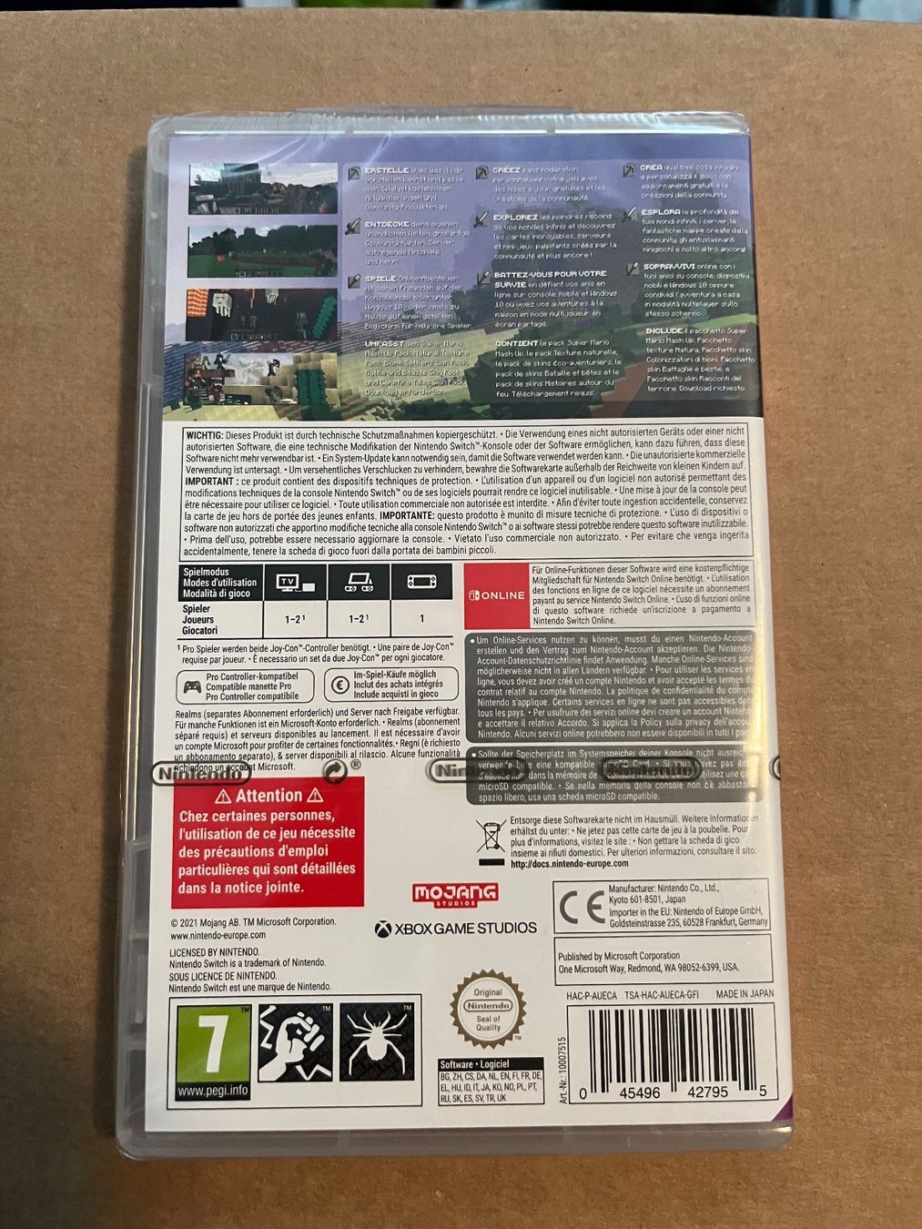 Spiele: Nitendo Switch Minecraft – Neu und originalverpackt aus St-Prex von  1