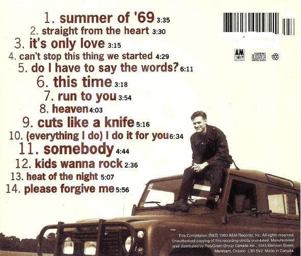 CDs: Bryan Adams - So Far So Good – D'occasion à Unterbäch par waqil 1