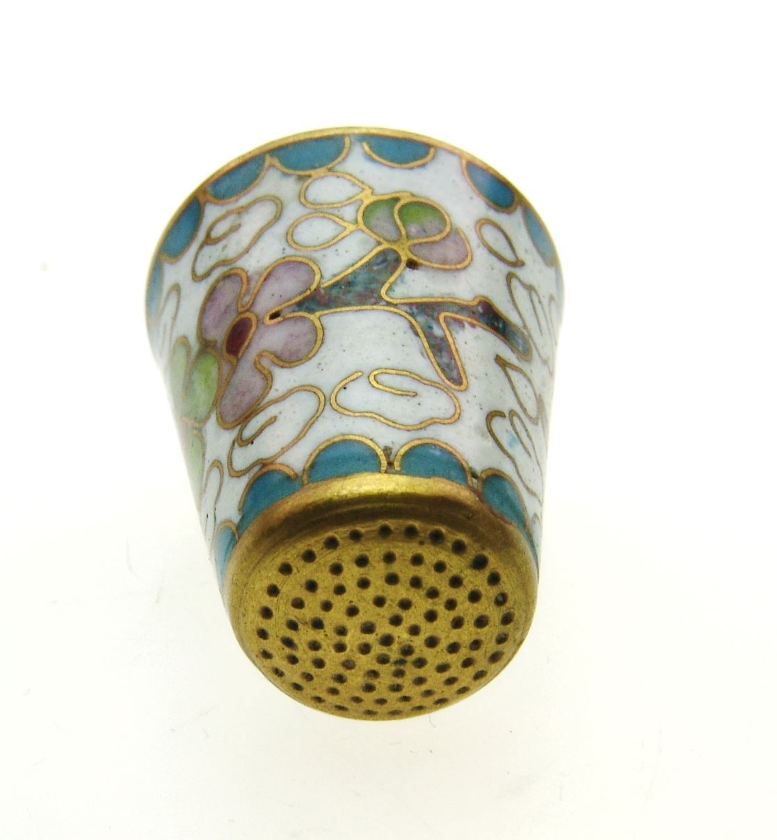 Ditali: Fingerhut mit Blumenmotiv (1) – Usato da Langenthal venduto da Sherkaan 5