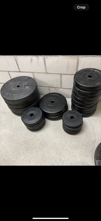 York Fitness 4x 2,5kg Hantelscheiben - Gusseisen Gewichte Für Krafttraining