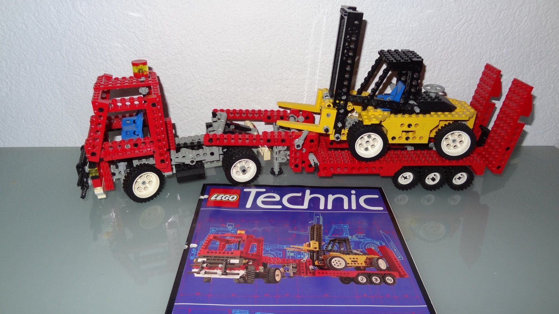 Lego Giocattoli: Lego Technic 8872 Gabelstapler Transporter von 1993 – Usato da Winterthur venduto da Blueedition