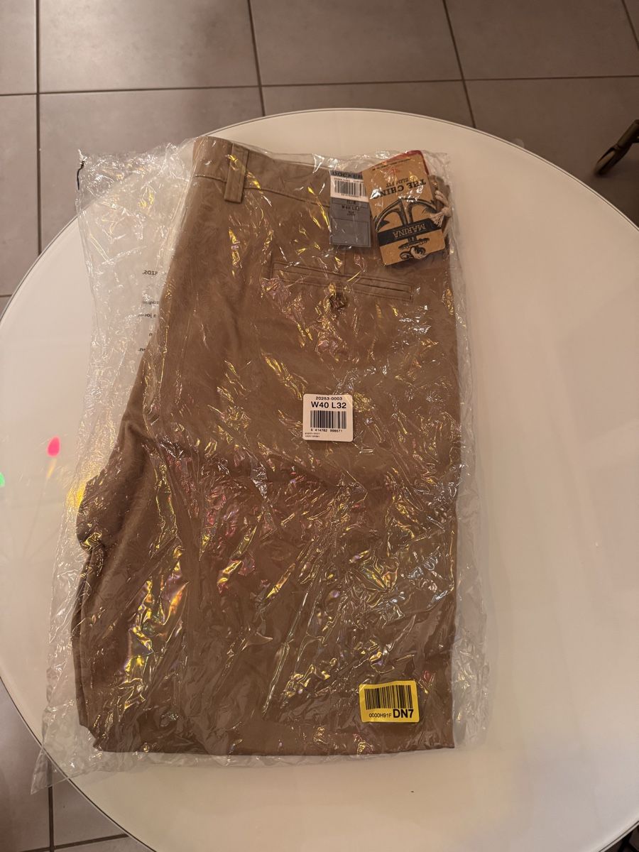 Pantaloni: Chino beige W40/L32 – Nuovo e nell'imballaggio originale da Basel venduto da Stuyeros