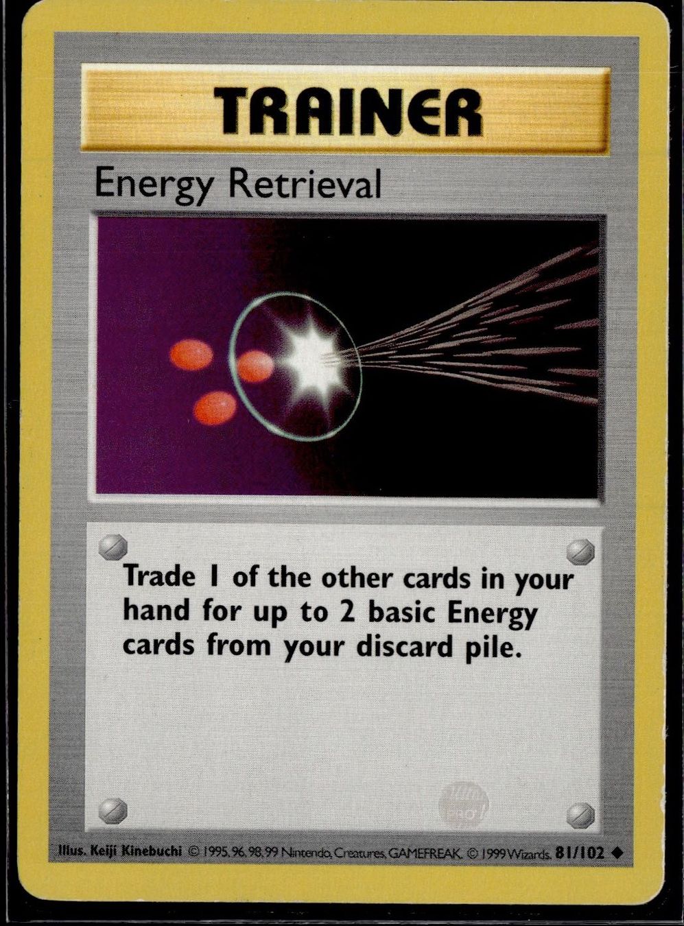 Pokémon Sammelbilder & Trading cards: energy retrieval 81/102 Base Set – Gebraucht aus Zürich von pokemon_cards