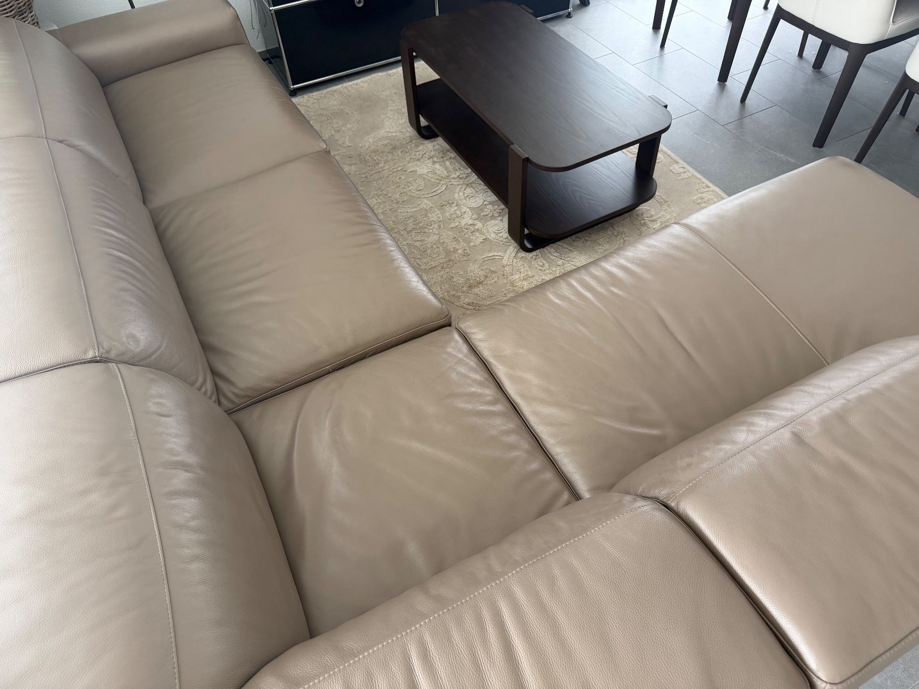 Natuzzi Divani: Natuzzi Sofa „Borghese“ Echtleder – Usato da Oberwil-Lieli venduto da MG_2018 4