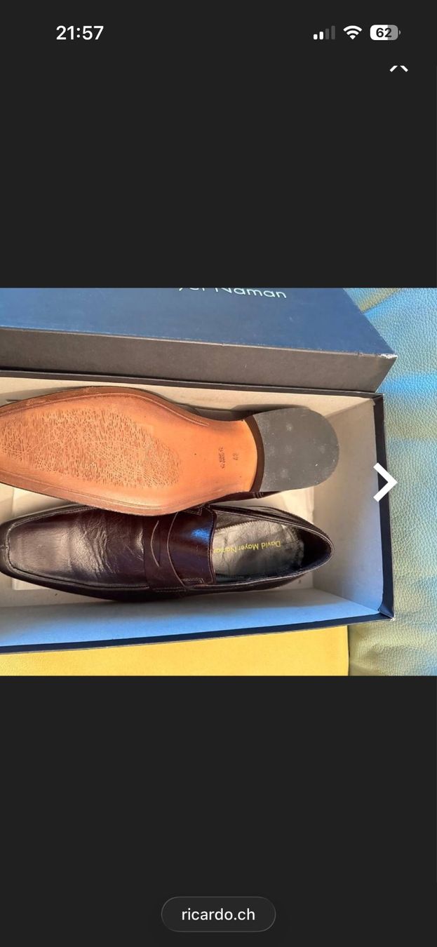 Scarpe da uomo: Lederschuhe 43 – Usato da Zürich venduto da Cibin 3