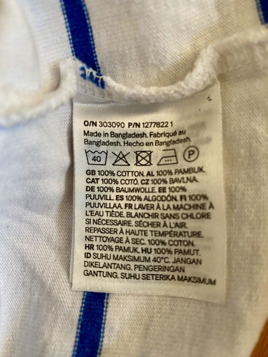 H&M T-shirt: H&M T-Shirt gestreift – Usato da Bern venduto da eli7 5