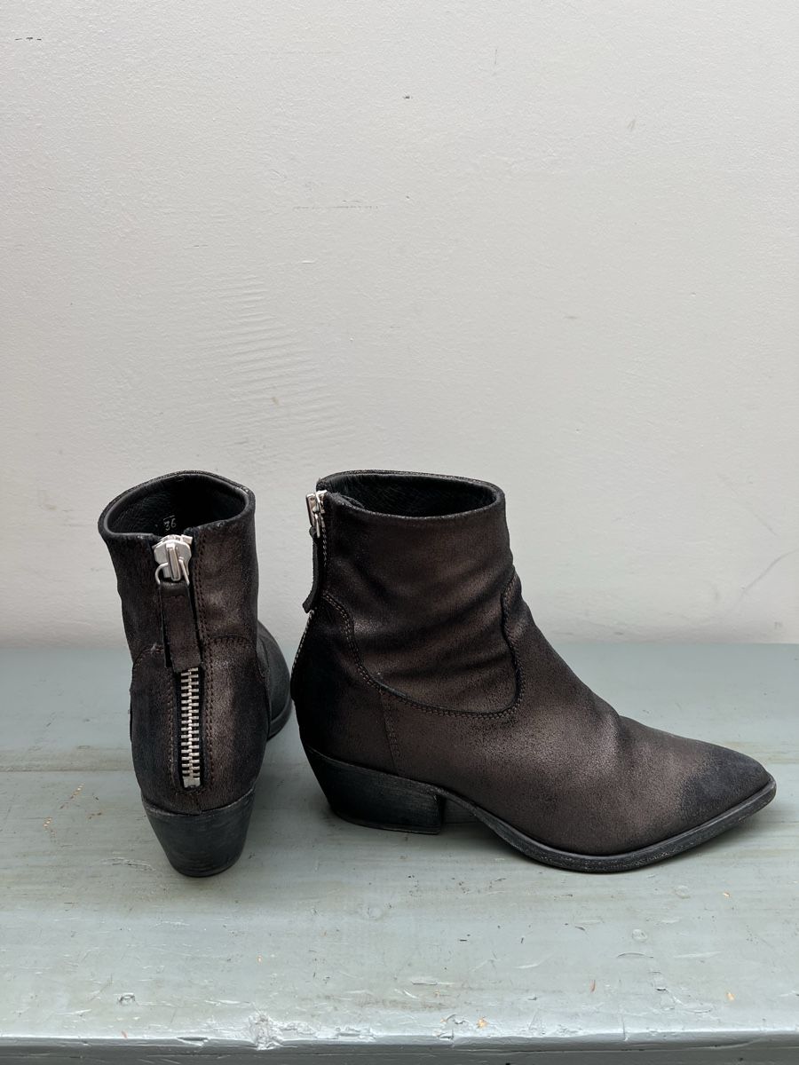 Moma Chaussures femmes: Moma Stiefeletten Leder, Metalic Effekt, – D'occasion à Wabern par La-Vitrine 4