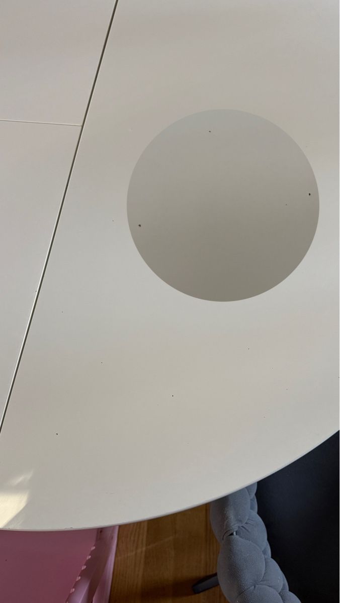 Tavoli: Ikea  Esstisch weiss rund gebraucht – Usato da Ueberstorf venduto da man_p2fy 5