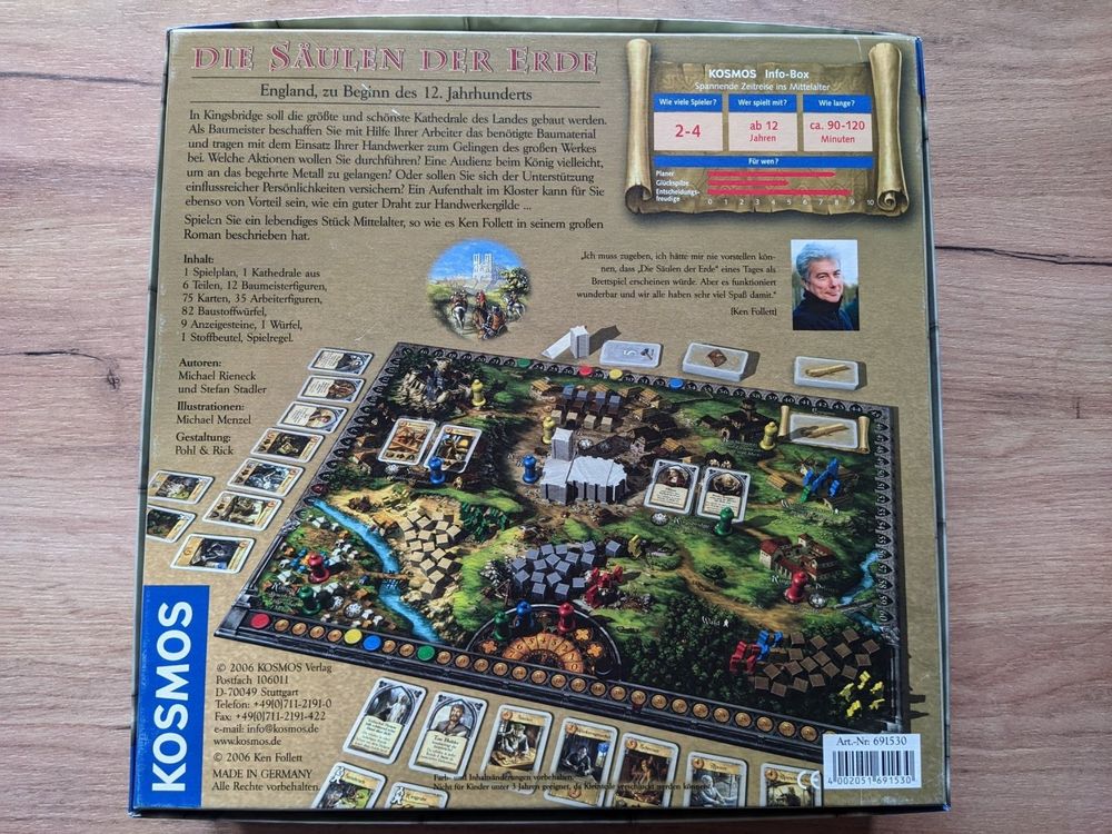 Ken Follet Die Säulen Der Erde Spiel Kaufen auf Ricardo